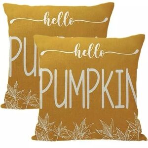 Aimery Fall Decor Pillow Covers Throw Pillow Covers, 2pcs Linen Soft